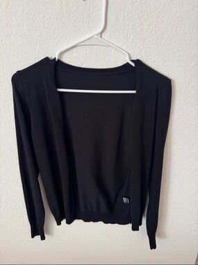 SHEIN Black Open Cardigan